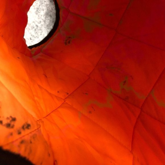 Hunting Vest M/L Boys Camo Quilted Insulated Pockets Reversible Safety Orange - Picture 6 of 11